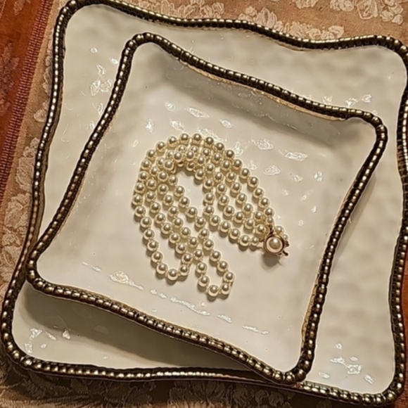 HOT FLASH SALE❗️18KT Yellow Gold Cultured Pearls Necklace